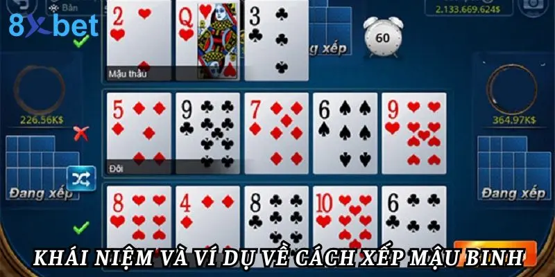 Cách Xếp Bài Mậu Binh Cực Hay - Hướng Dẫn Từng Trường Hợp Khái niệm và ví dụ về cách xếp mậu binh